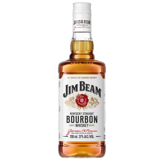 Jim Beam White Label Kentucky Straight Bourbon Whiskey 700mL
