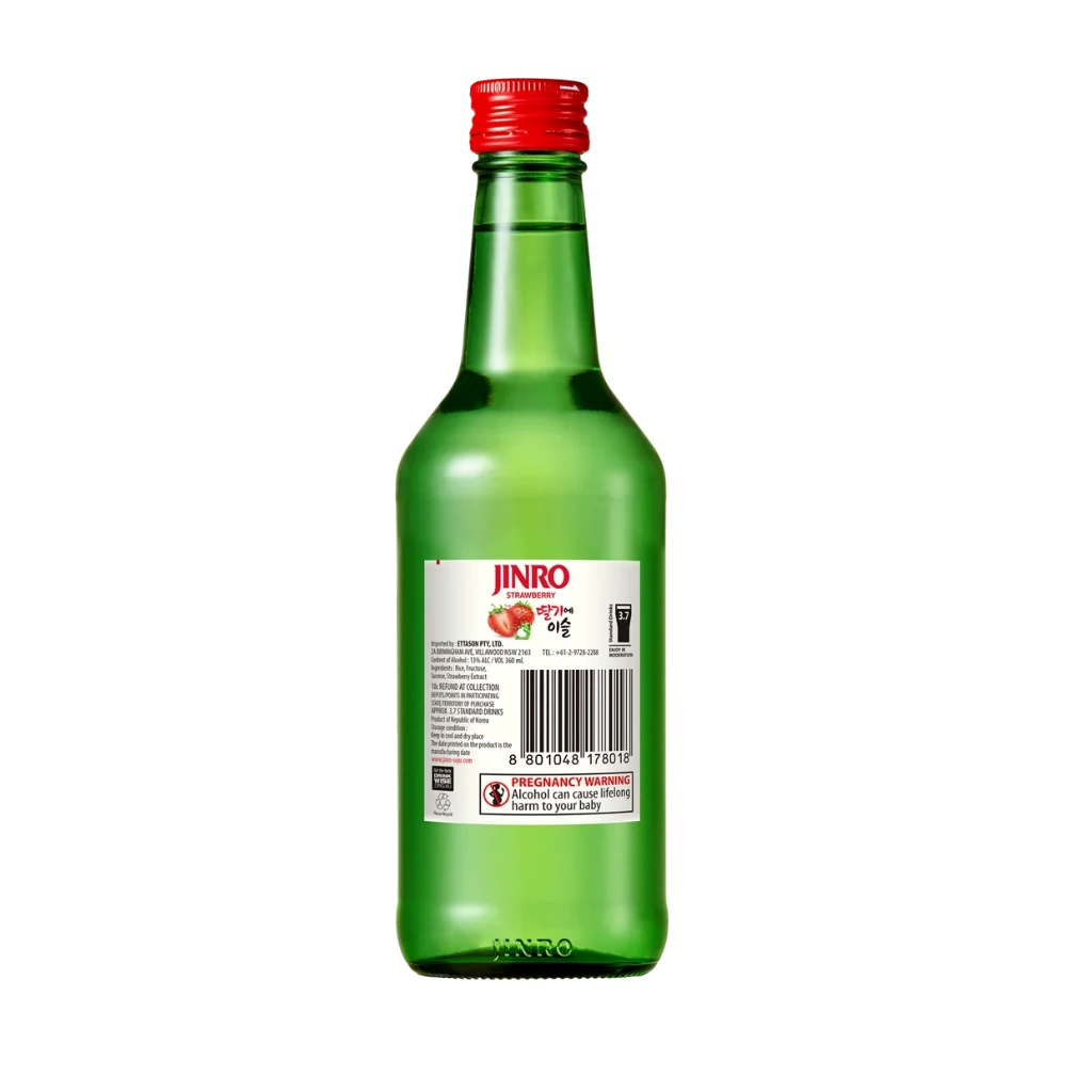 Jinro Strawberry Soju 360mL