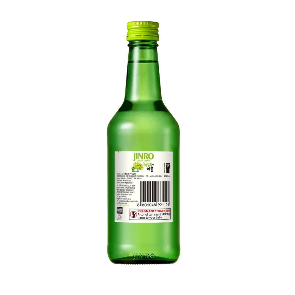 Jinro Green Grape Soju 360mL