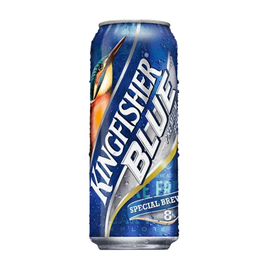 Kingfisher Blue Strong Indian Lager Beer Cans 500mL