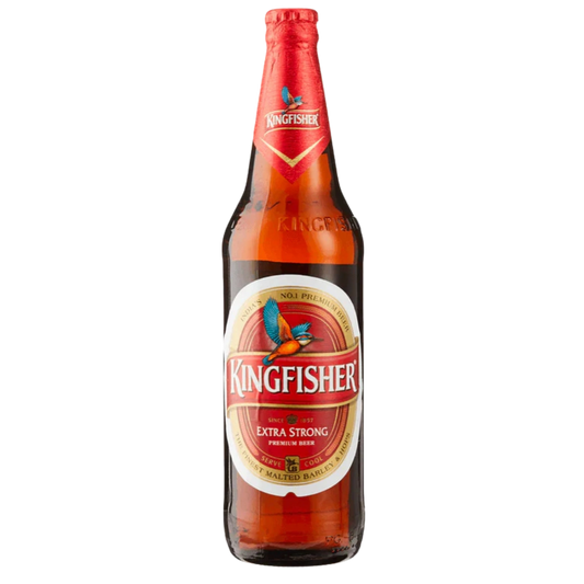 Kingfisher Strong Premium Indian Lager Beer Bottles 650mL