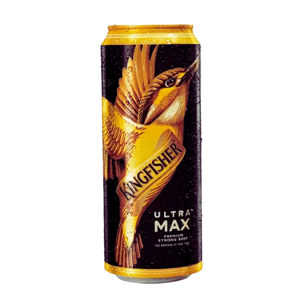 Kingfisher Ultra MAX Premium Indian Beer Cans 500mL