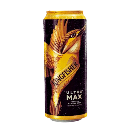 Kingfisher Ultra MAX Premium Indian Beer Cans 500mL