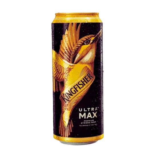 Kingfisher Ultra MAX Premium Indian Beer Cans 500mL