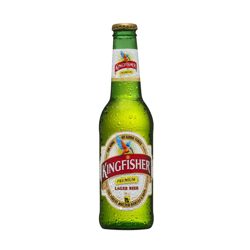 Kingfisher Premium Indian Lager Beer Bottles 330mL