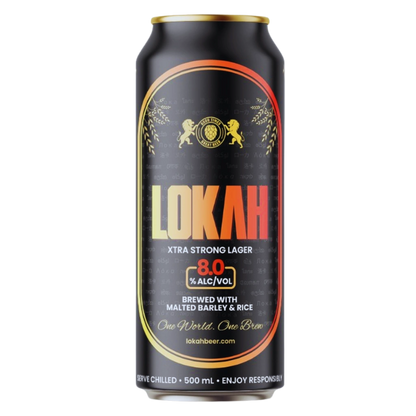Lokah Xtra Strong Lager Cans 500mL