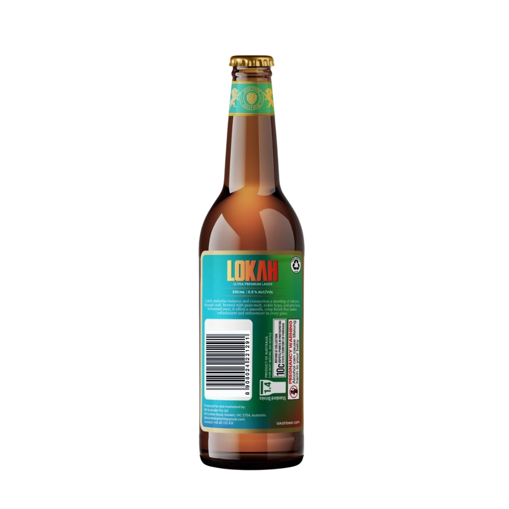 Lokah Ultra Premium Lager Bottles 330mL