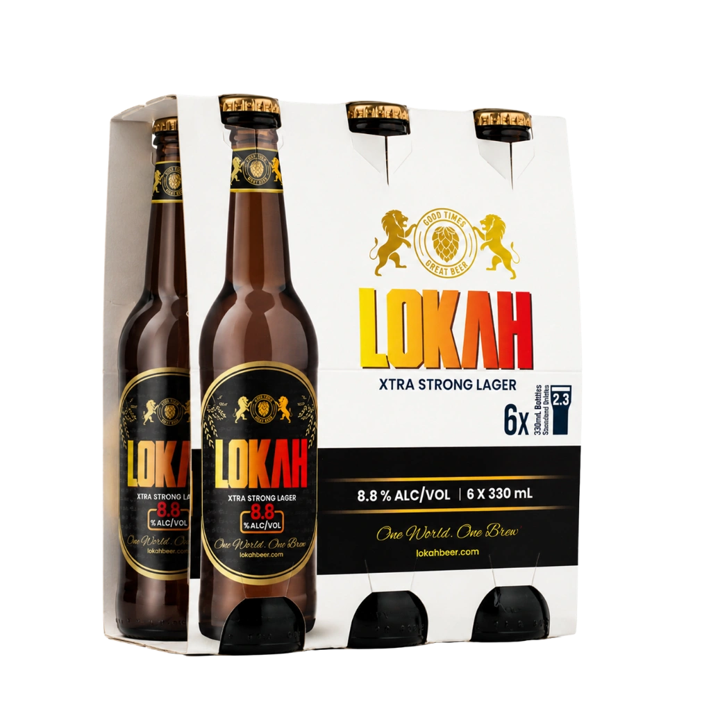 Lokah Xtra Strong Lager Bottles 330mL