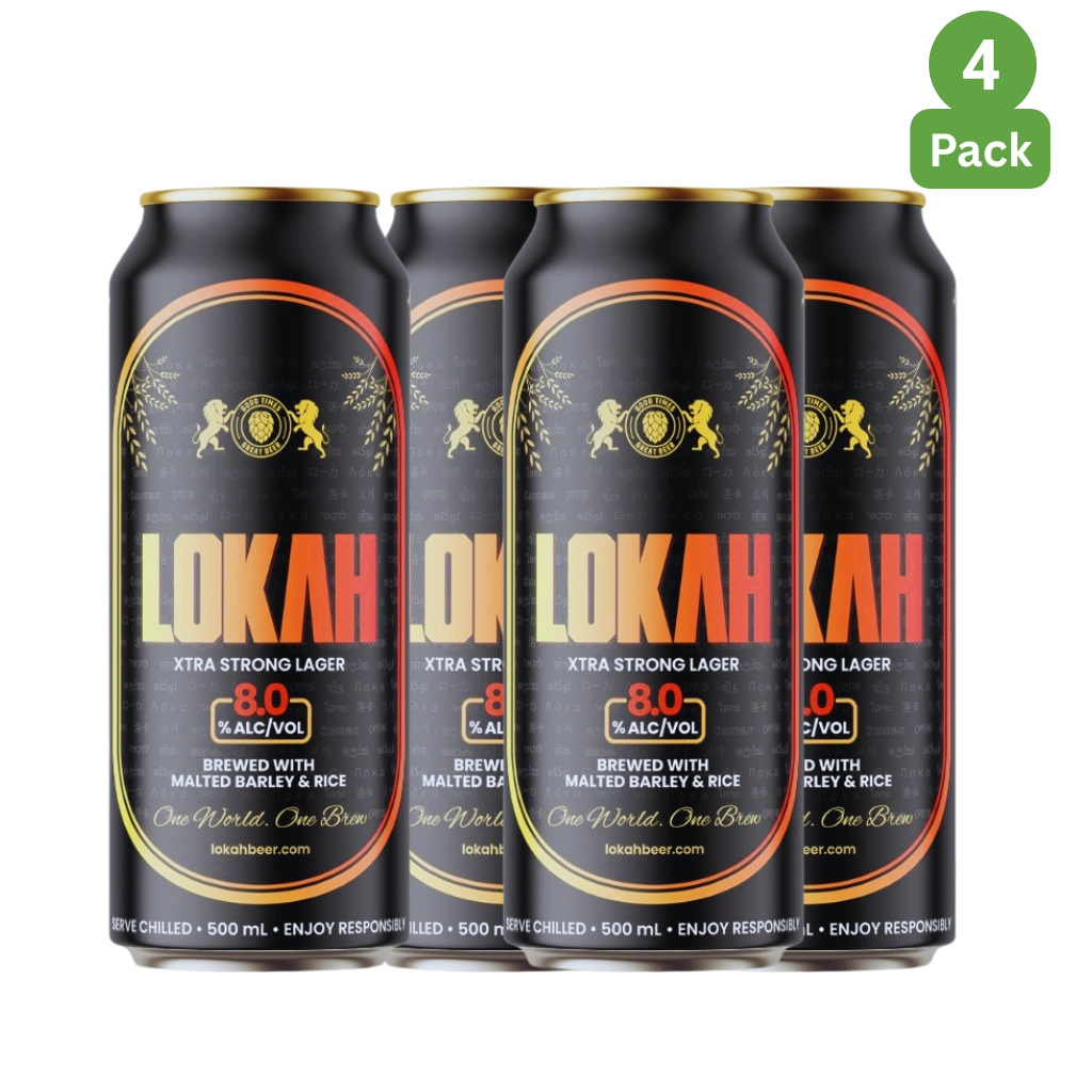 Lokah Xtra Strong Lager Cans 500mL