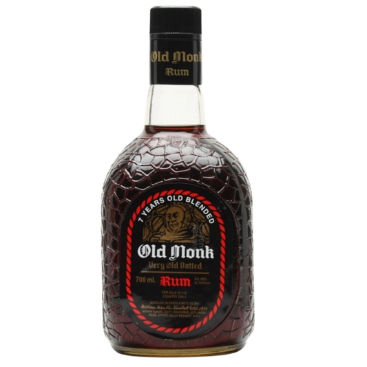 Old Monk 7 Year Old Rum 700 mL Bottle – Premium Indian Dark Rum