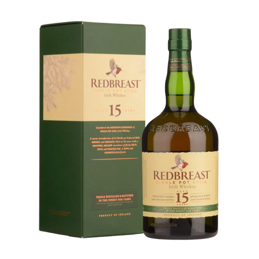Redbreast 15 Year Old Single Pot Still Irish Whiskey 700mL