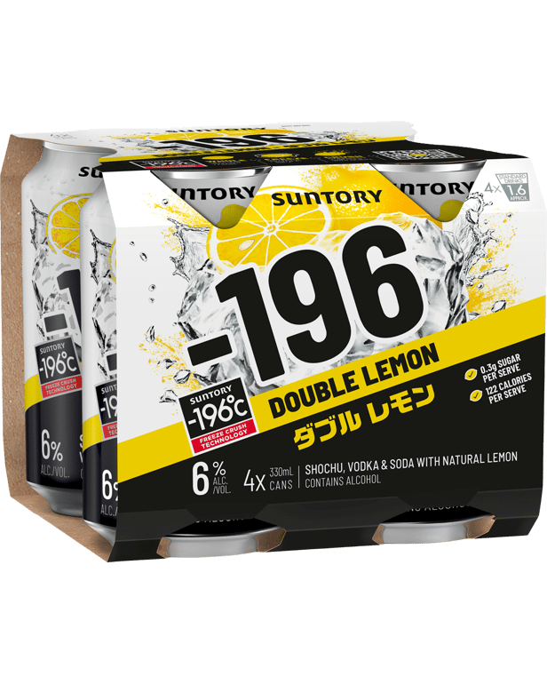 Suntory -196 Double Lemon Can 330mL