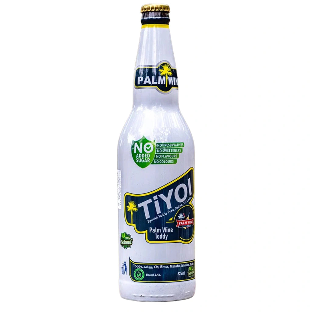 Tiyoi Palm Wine 625 mL – Blend of Male & Female Palmyra Toddy