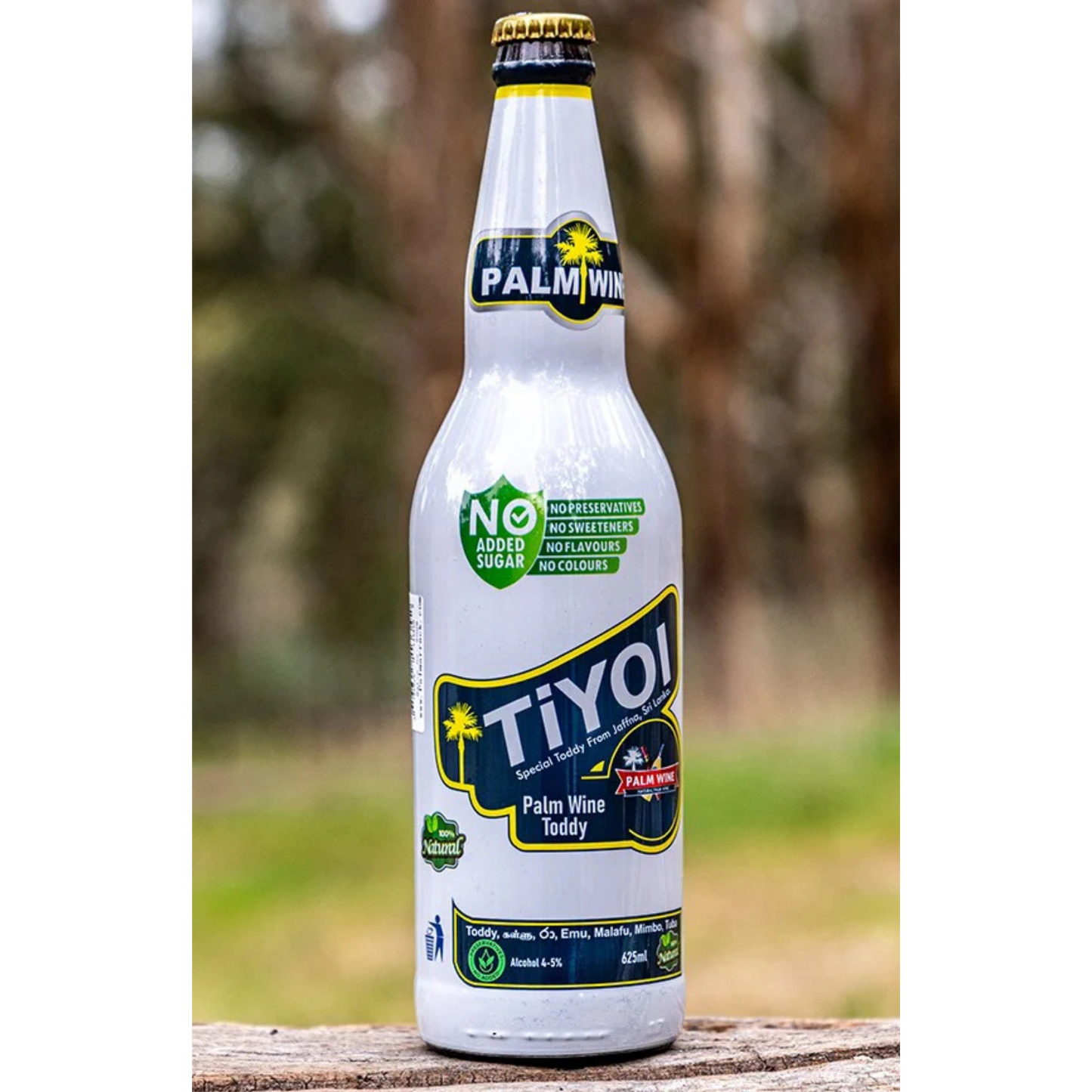 Tiyoi Palm Wine 625 mL – Blend of Male & Female Palmyra Toddy