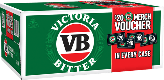Victoria Bitter Bottles 375mL