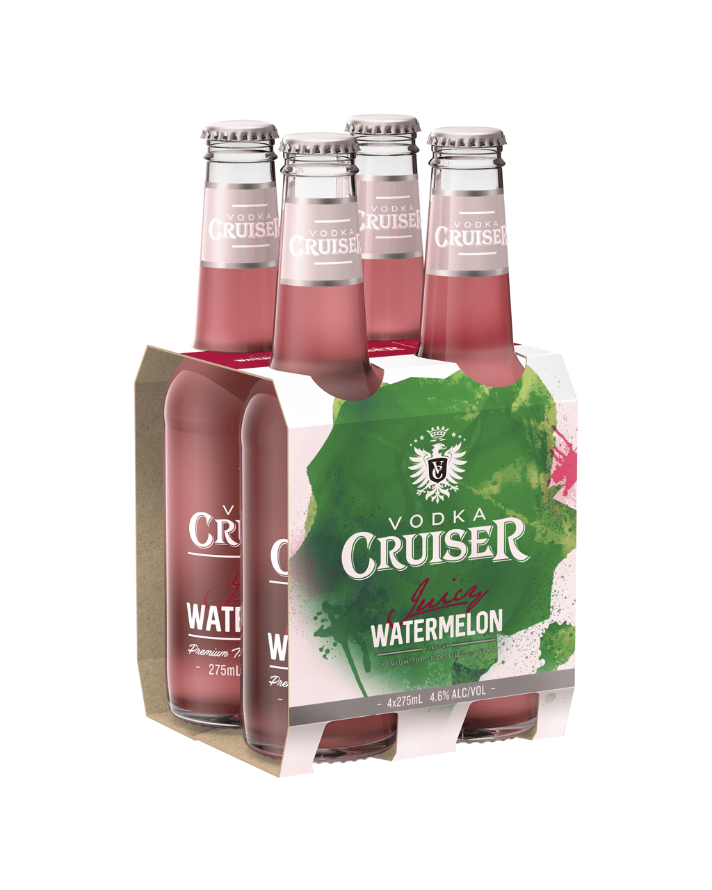 Vodka Cruiser Juicy Watermelon 275ml  4 pack