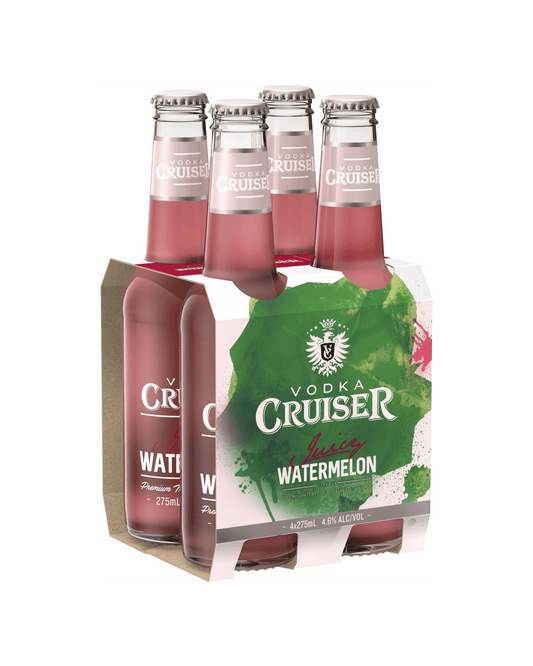 Vodka Cruiser Juicy Watermelon 275ml  4 pack