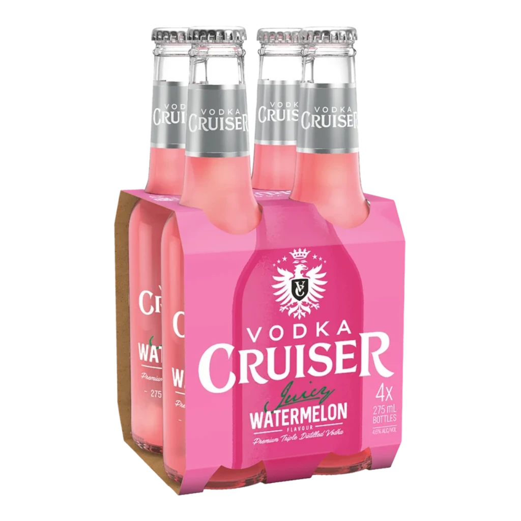Vodka Cruiser Juicy Watermelon Bottles 275mL