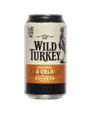 Wild Turkey Bourbon and Cola Cans 375ml