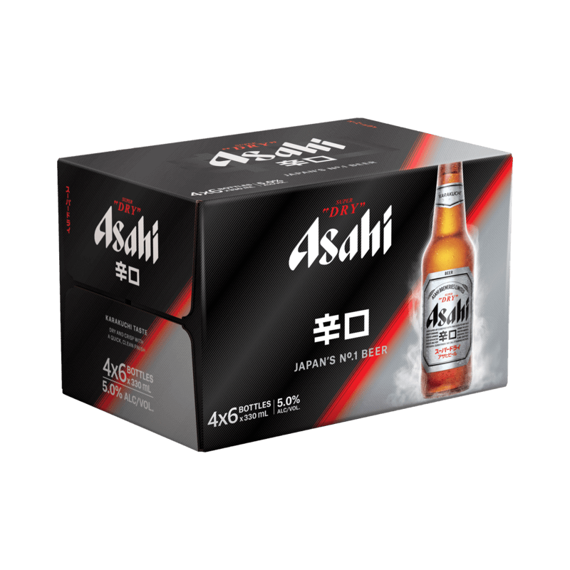 Asahi Super Dry Bottles 330mL