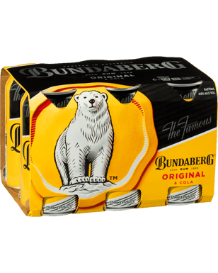 Bundaberg U.P. Rum & Cola Cans 375mL