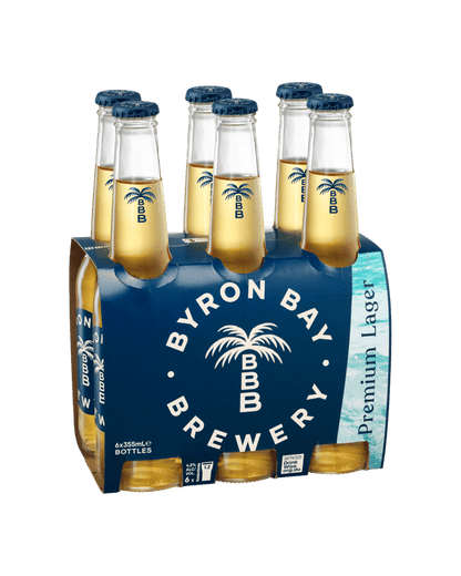 Byron Bay Brewery Premium Lager Bottles 355mL